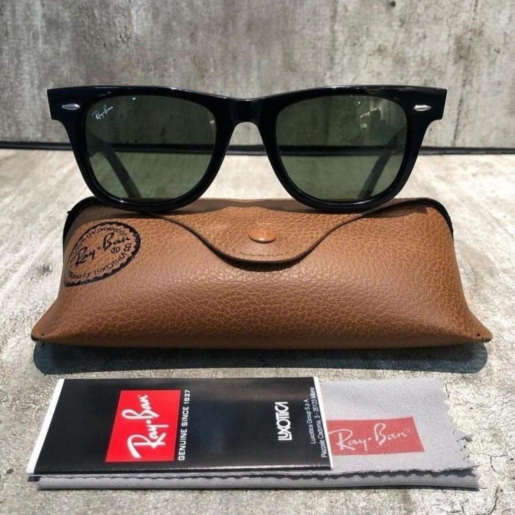 Kacamata Rayban RB2140 Hitam Size 50 Lensa Kaca Glossy Original Secen