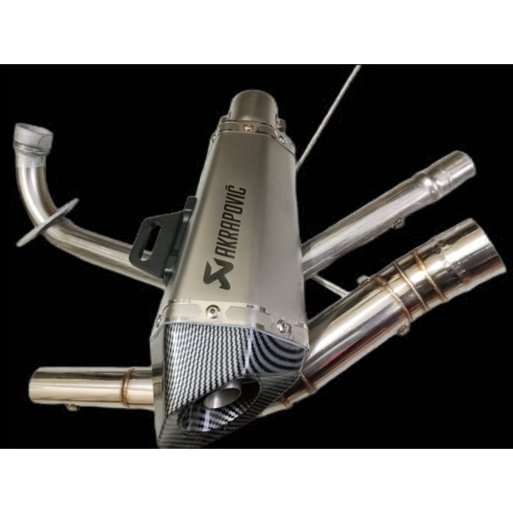 KNALPOT AKRAPOVIC TITAN R15V2 R15V3 R15V4 MT15 XSR155 VIXIONNVA/NVL  MXKING