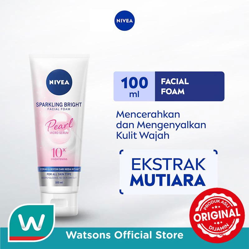 Nivea Sparkling Bright Facial Foam 100ml