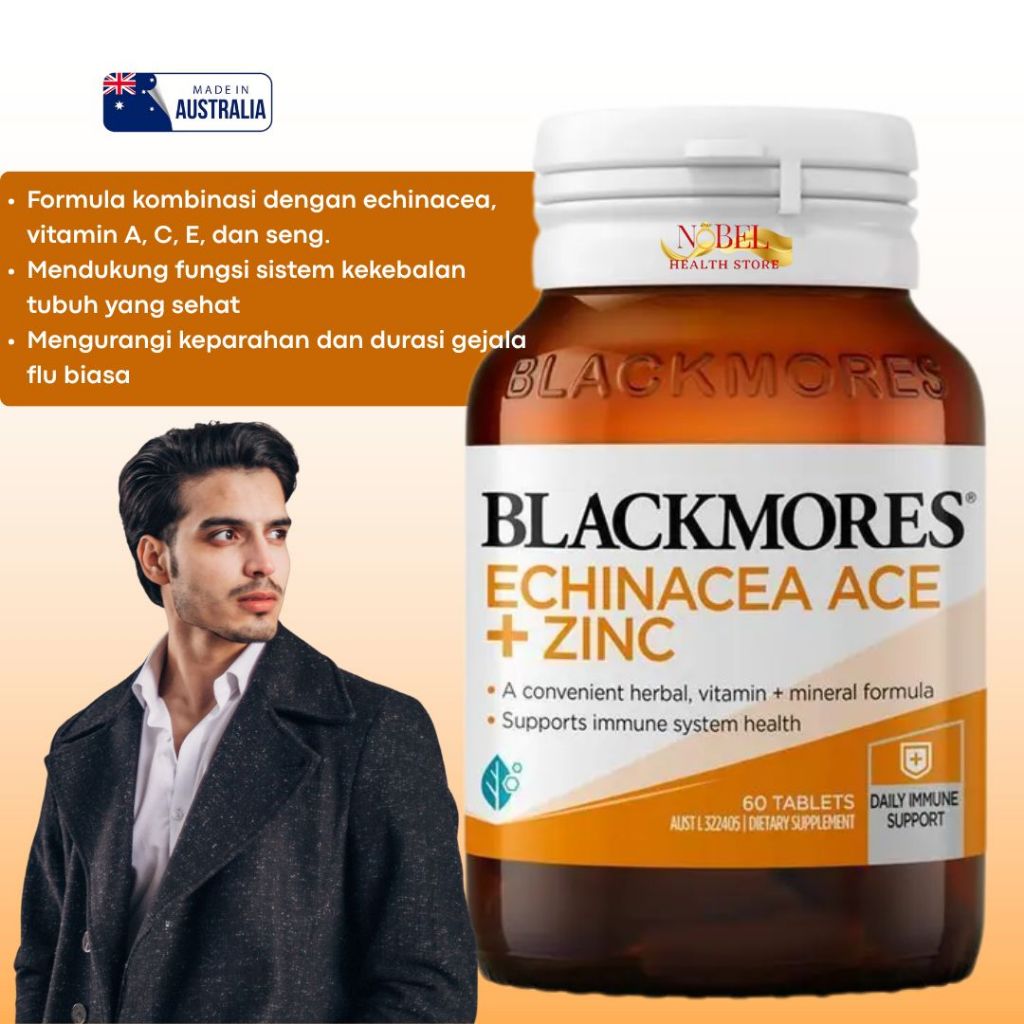 Blackmores Echinacea ACE + Zinc 60 Tablets