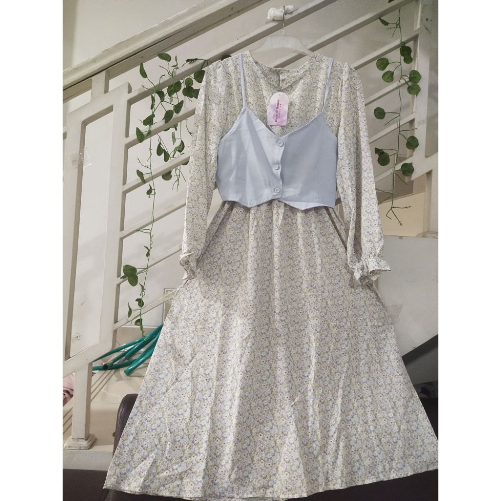 Tunik Anak / Outfit Remaja | Tunik Bunga bunga kecil