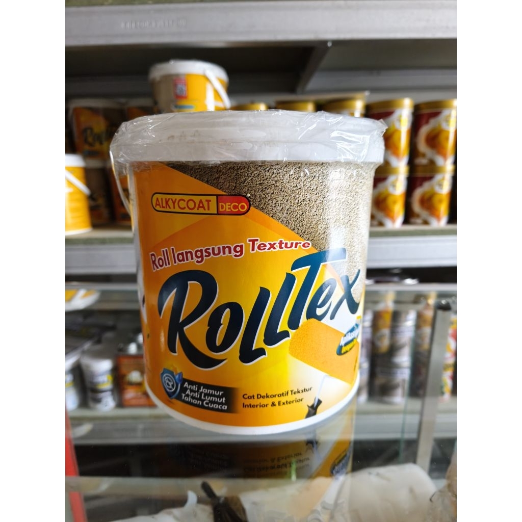 Alkycoat Deco Rolltex Cat Texture | Cat Tembok Texture | Cat Dinding | Cat Pagar Tembok 5Kg