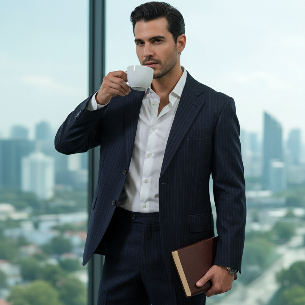 Baju Jas Givenchy Vintage Cloth by Ermenegildo Zegna Italy Wool Blazer Bisnis Casual Santai Pria