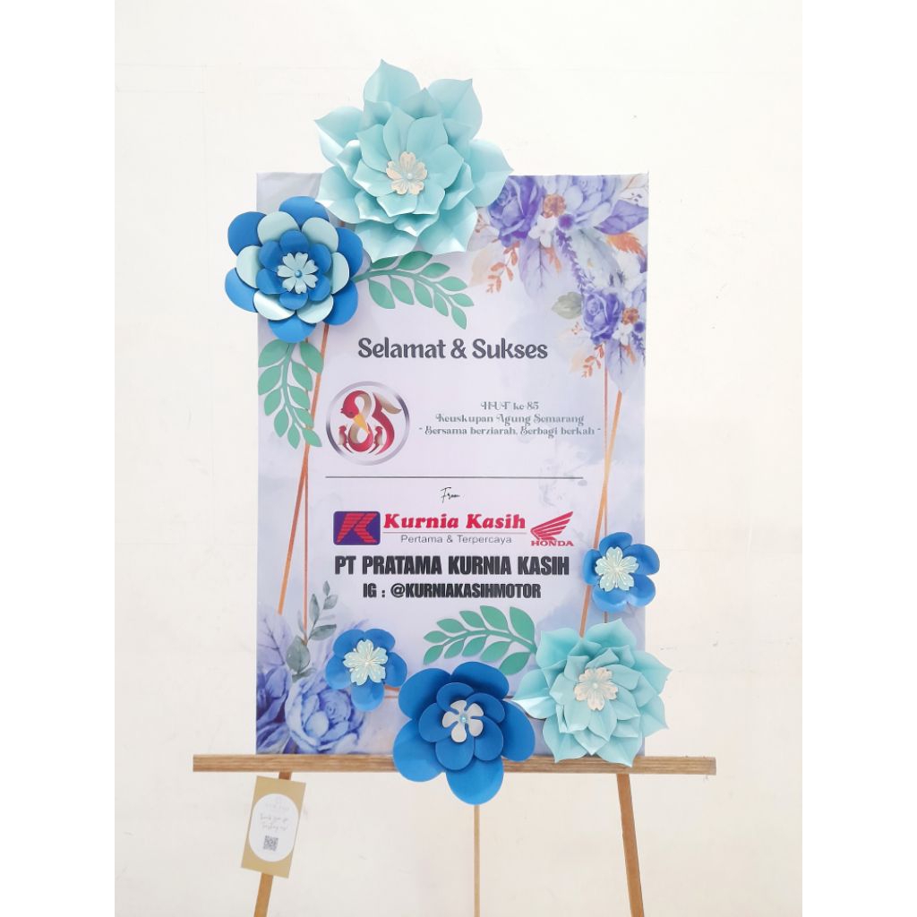 Papan Bunga Kertas/Paper Flower Semarang