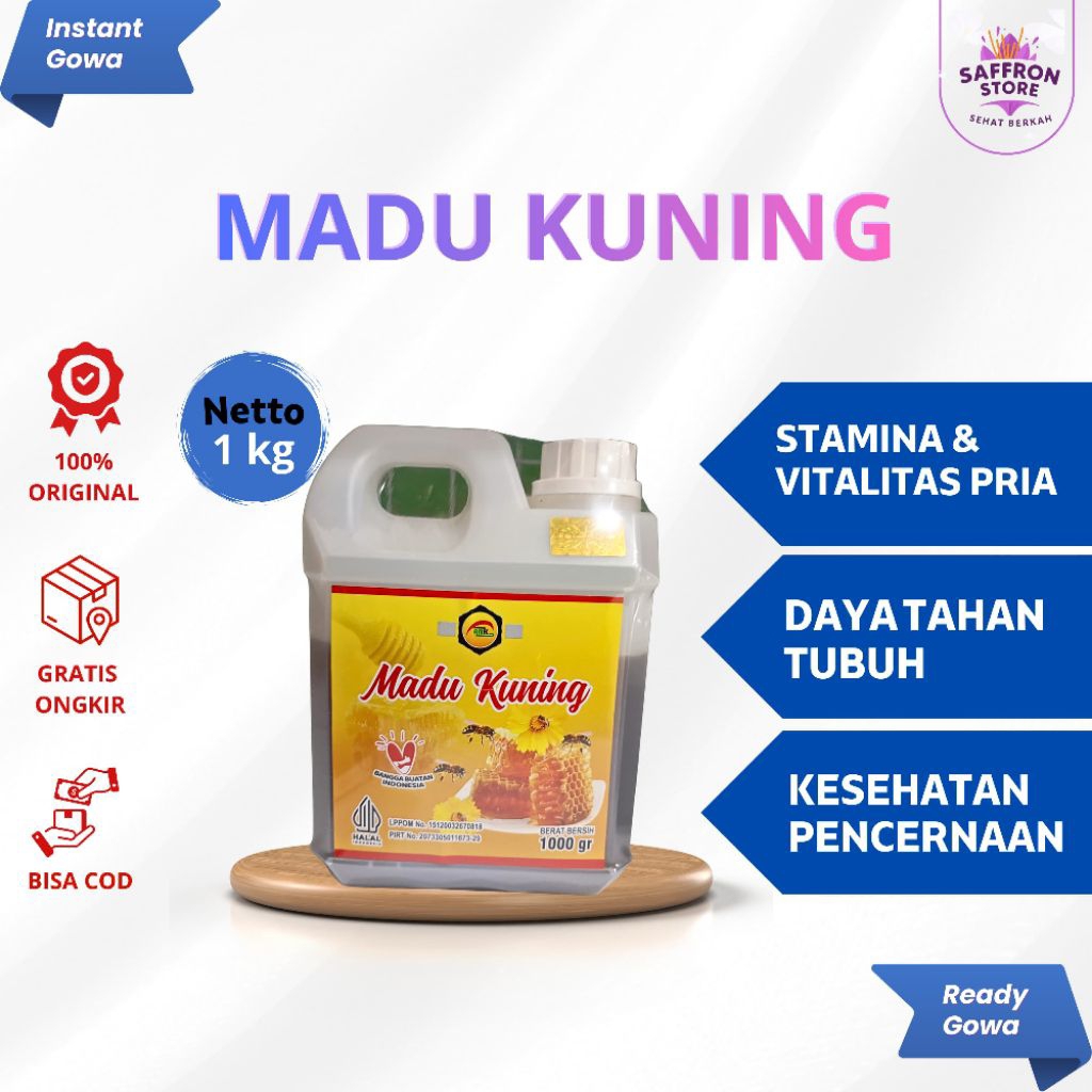 Madu Kuning AMK | Madu Kuning Alami 1KG