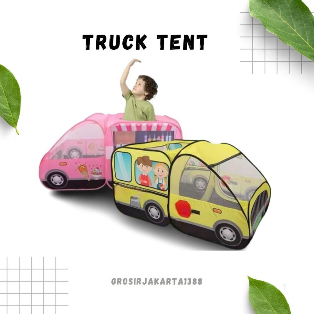 Tenda Mainan Anak Lipat Portable / Tenda Camping Anak Indoor Outdoor Terowongan Rumah Tenda