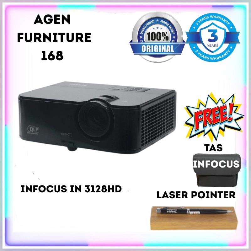 Proyektor InFocus IN3128HD DLP Full HD 1080p 4000 ANSI Lumens