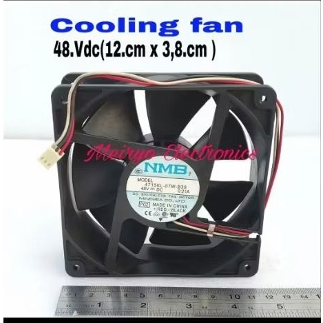 Fan 12cm 48Vdc (NMB DC BRUSHLES FAN Motor  nmb minibea 3 kbl)
