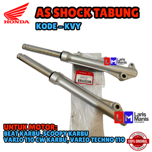 AS SHOCK DEPAN TABUNG HONDA KVY | HONDA BEAT KARBU, SCOOPY KARBU, VARIO 110 CW KARBU, VARIO TECHNO 1