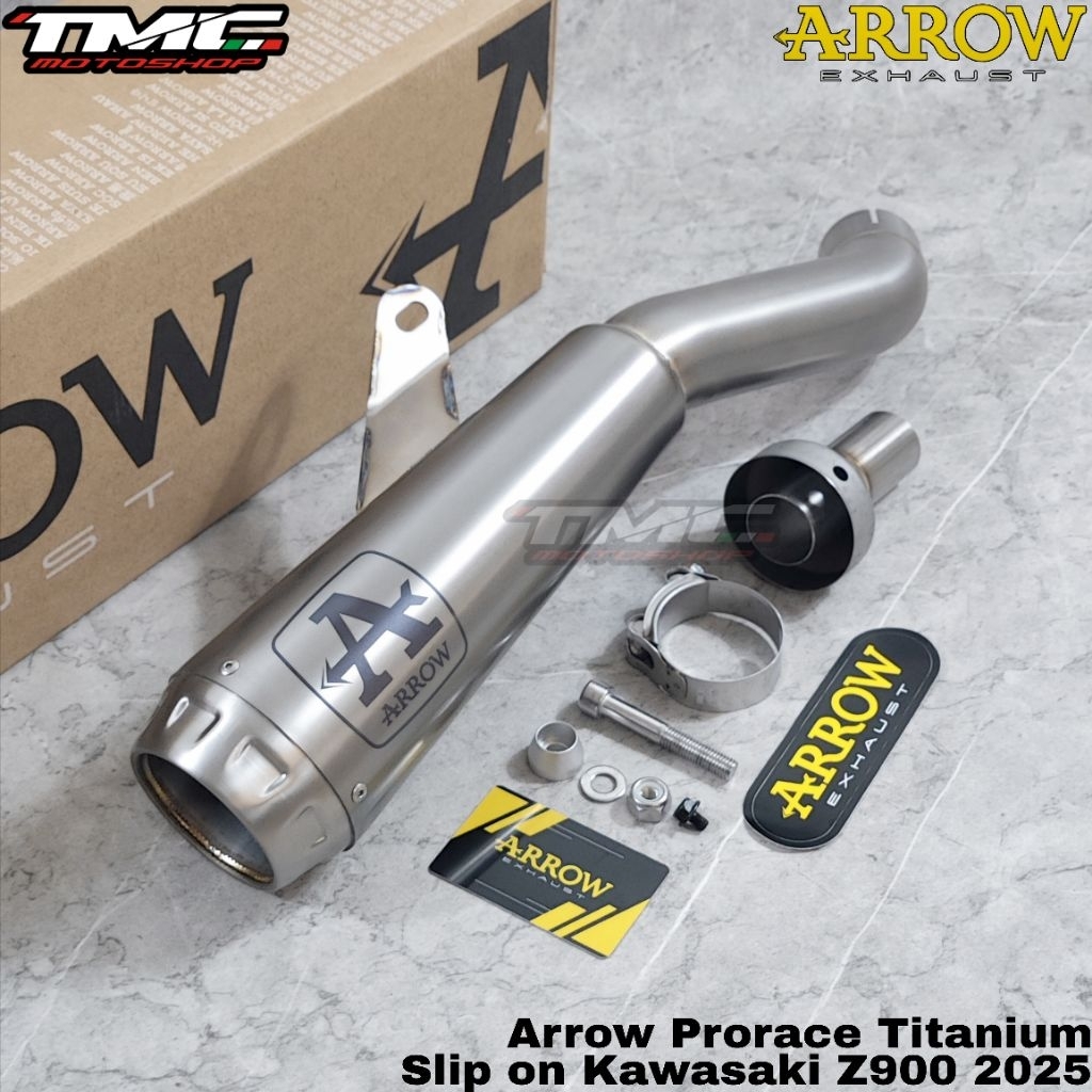 Knalpot slip on Arrow Prorace Kawasaki Z900 Z900new