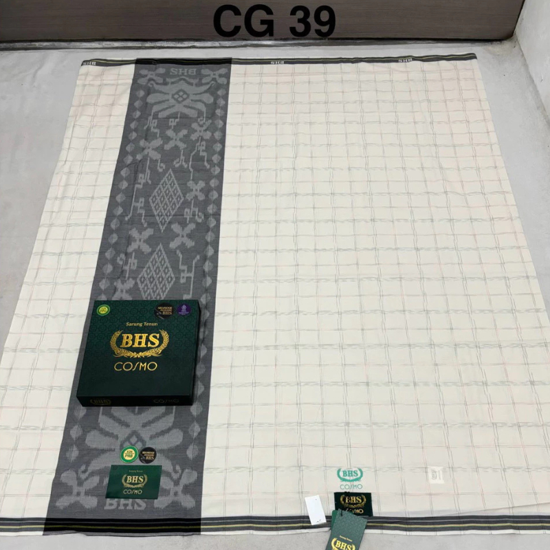 SARUNG BHS POLOS, WARNA & MOTIF LENGKAP BHS COSMO POLOS HITAM SARUNG COSMO Grade Bronze Afkir