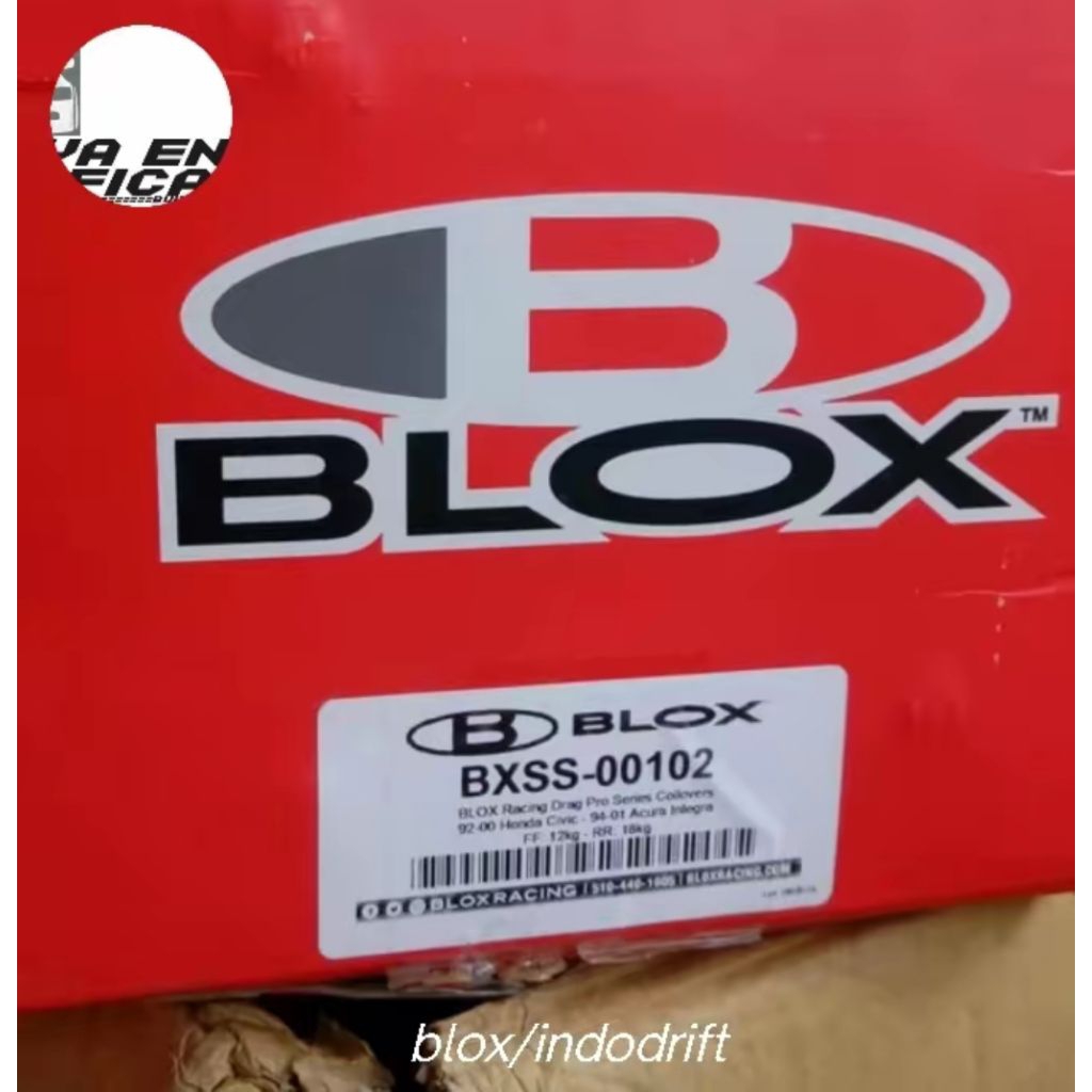 Coilover BLOX Drag Pro Series Honda Civic Estilo Genio Ferio EG EK DC2