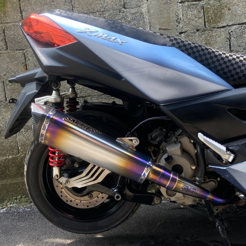 Knalpot Yamaha XMAX 250 Full System Model SC Moto SMOKE MUFFLER