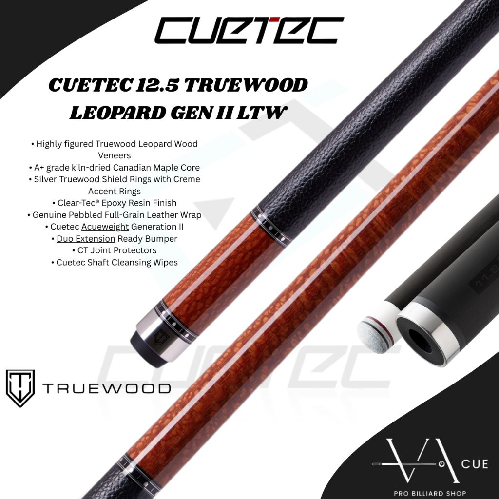 CUETEC TRUEWOOD II 12.5 LEOPARD LTW