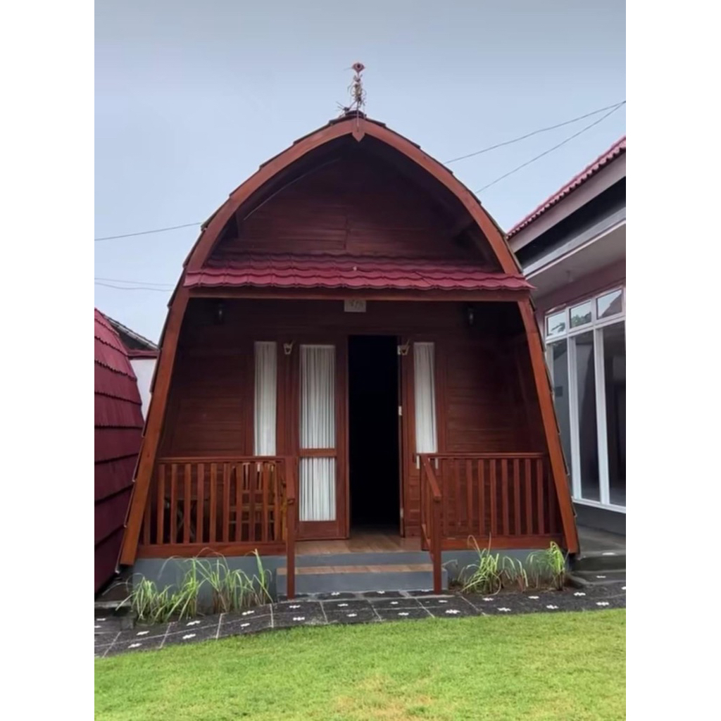 Rumah kayu jati lumbung