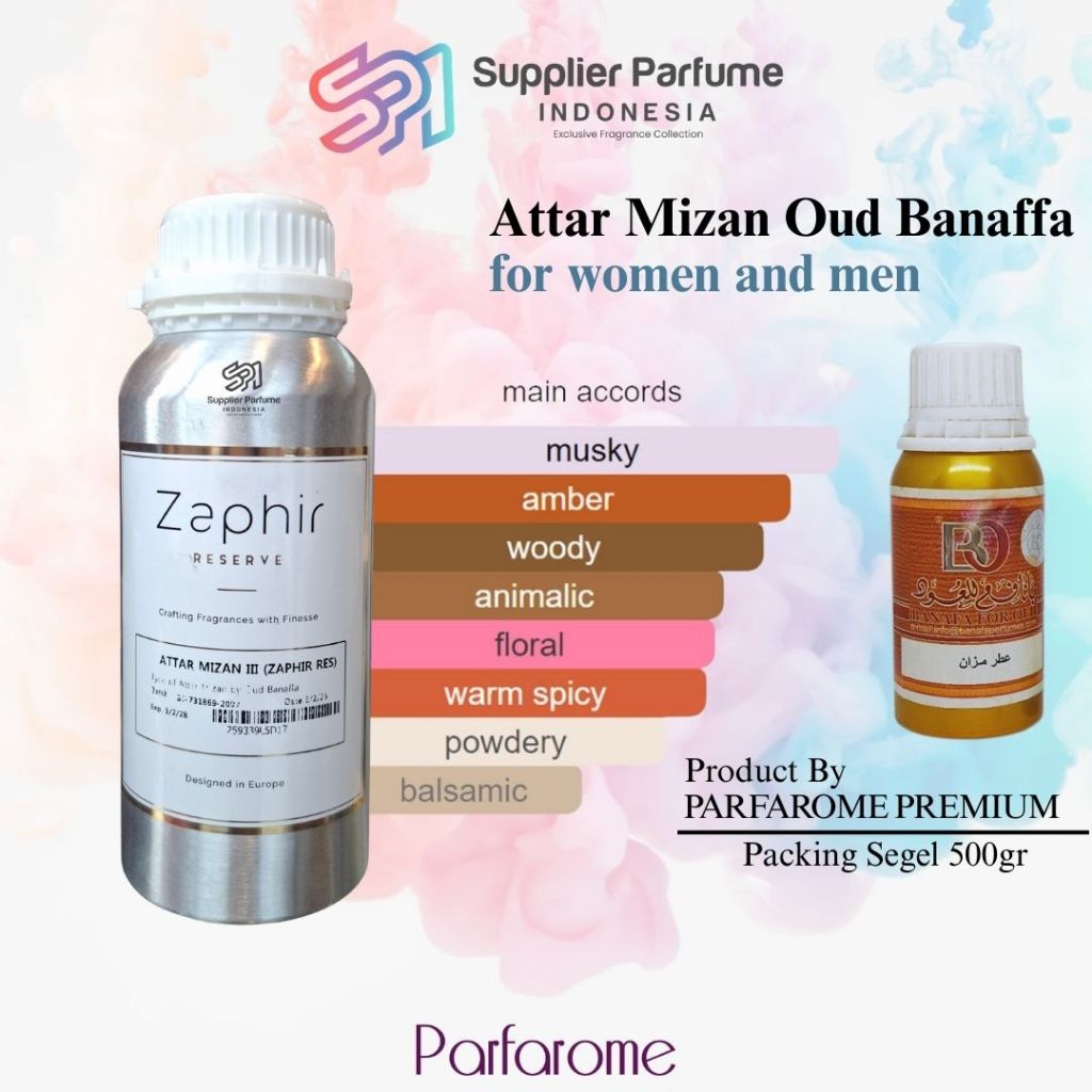 ATTAR MIZAN By PARFAROME PREMIUM Segel 500gr