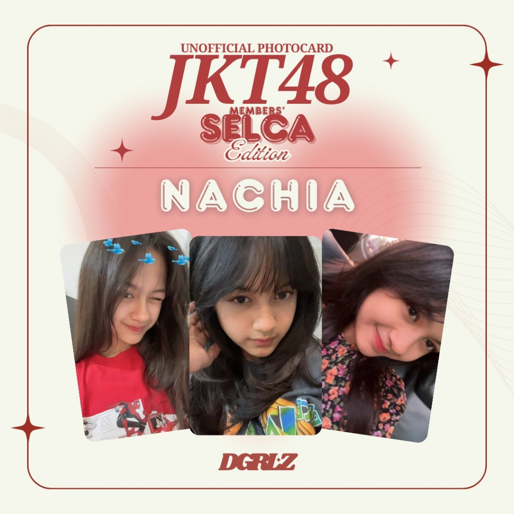 [5pcs] JKT48 NACHIA PREMIUM PHOTOCARD LOMOCARD "SELCA ED." BY DGRLZ