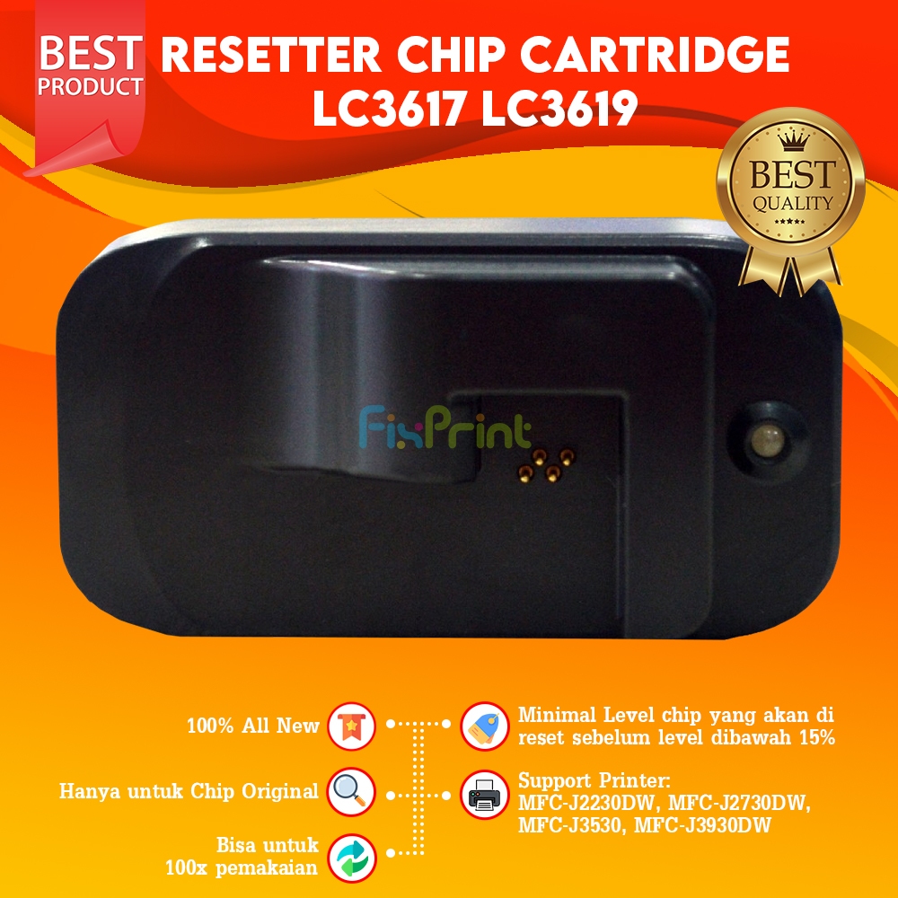 Resetter Chip Cartridge LC3617 LC 3617 Brther MFC-J3530DW J3530DW Cartridge LC3617 Original