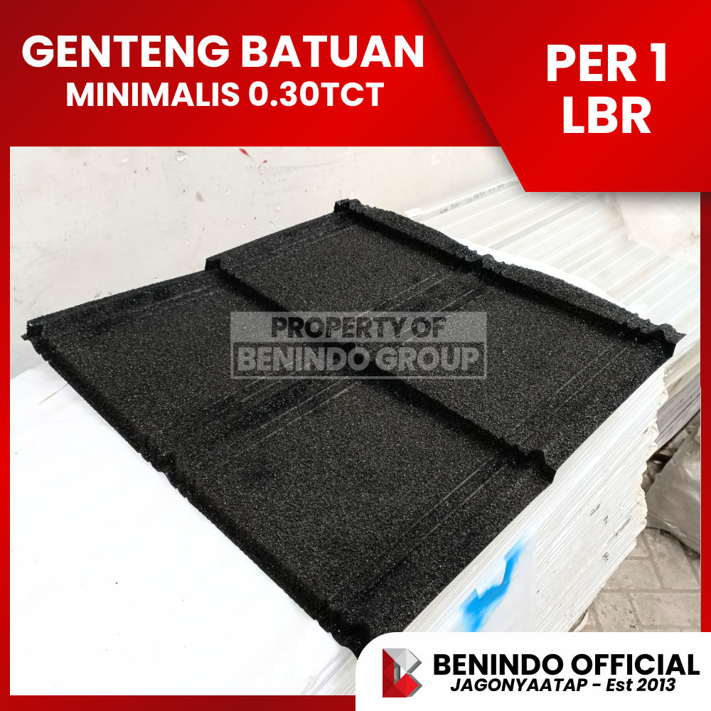 NEW  KINGSTAR MINIMALIS - GENTENG MINIMALIS / GENTENG BATUAN / GENTENG PASIR ---- 86X84 , 0.30TCT - 