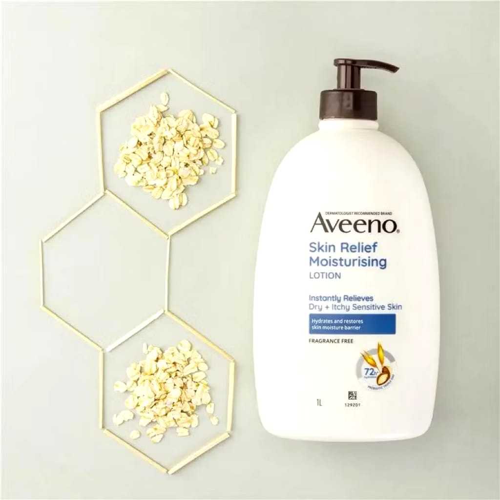 Aveeno Skin Relief & Dermexa Original Australia | Lotion & Balm Kulit Kering Gatal Sensitif 225ml 20