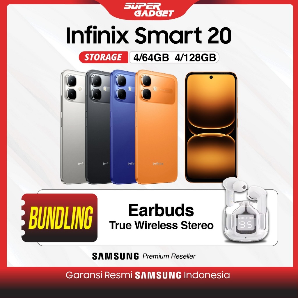 Infinix Smart 20 Smart 4/64 4/128 64GB 128GB Smartphone Android