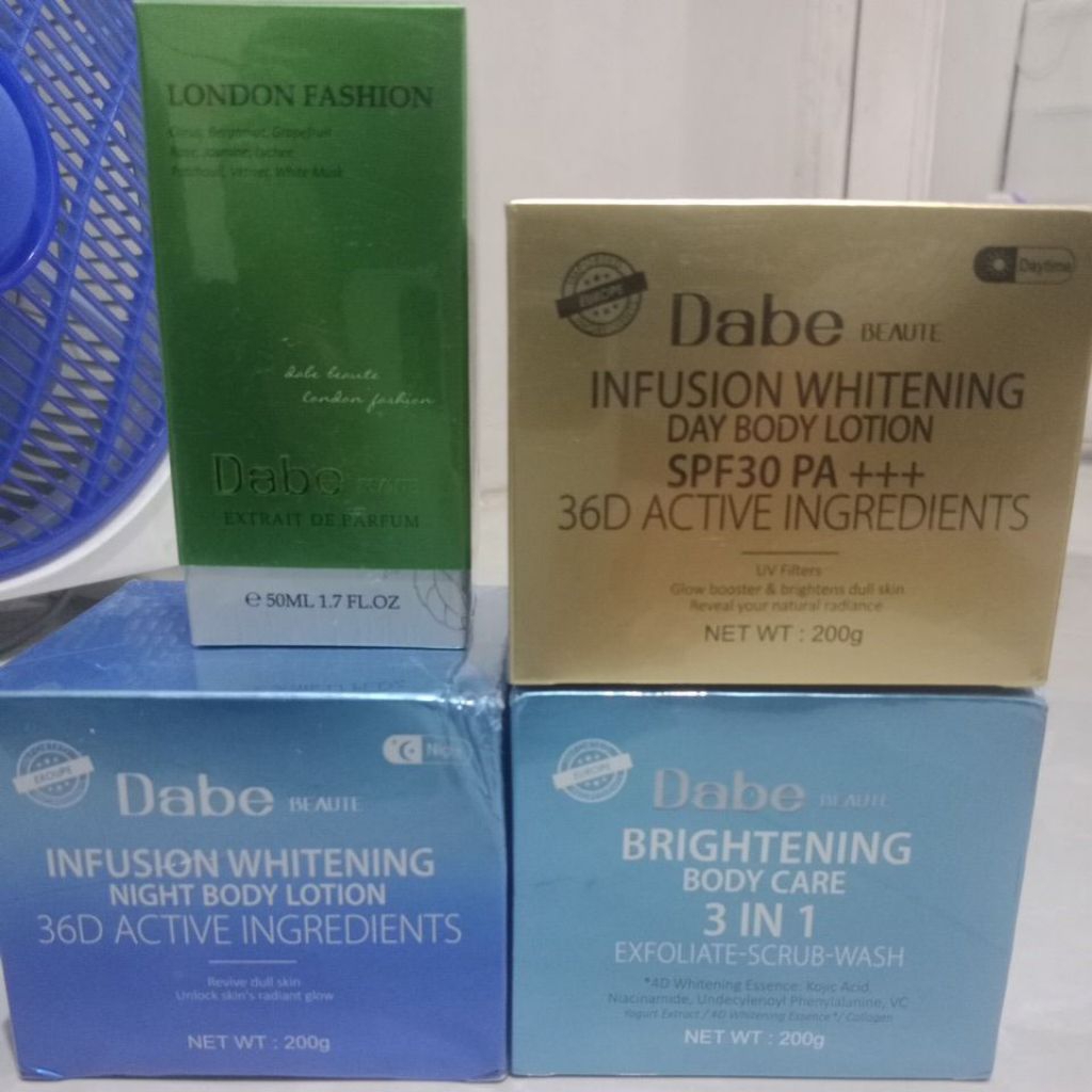 Dabe Beauty Premium Booster - Black Snail - Body Lotion Siang - Night Lotion - Serum Booster - Day C