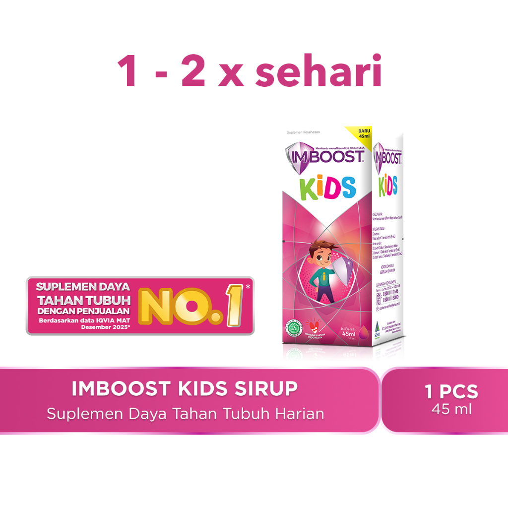 Imboost Kids Sirup Suplemen Daya Tahan Tubuh 45ml