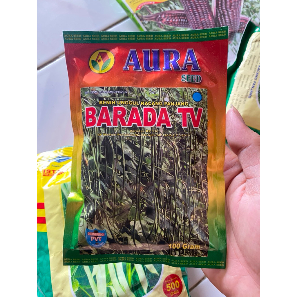 Benih KACANG PANJANG BARADA TV Kemasan 100gram