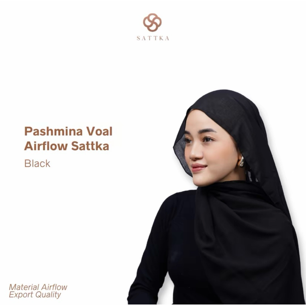 Preloved Pashmina Voal Airflow Sattka