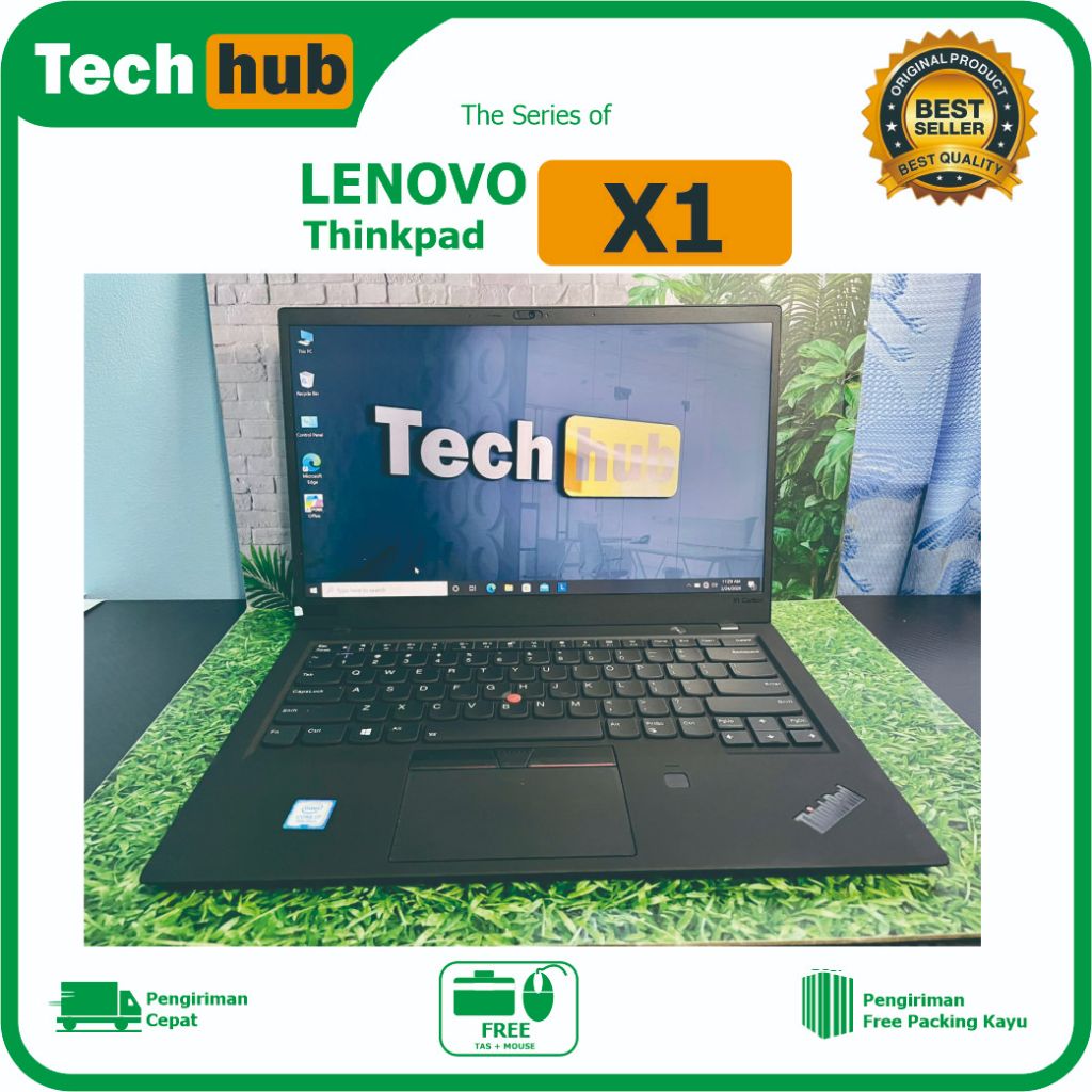 Lenovo ThinkPad X1 Carbon G6 i7 Gen 8 RAM 16GB SSD 512GB 14” FHD Ultrabook Like New 100%