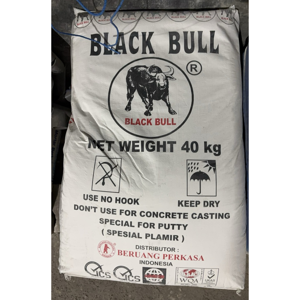 Semen Putih BLACKBULL 40 KG / Harga Per SAK