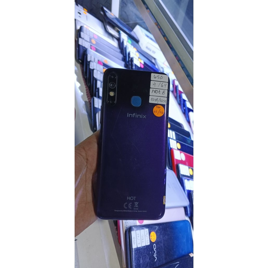 INFINIK HOT 8 RAM 4/64GB NORMAL SIAP PAKAI