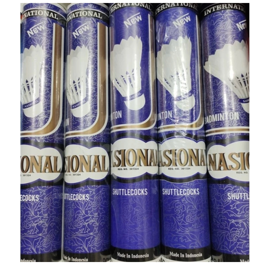 [12PCS] Nasional Shuttlecock Bola Badminton Murah