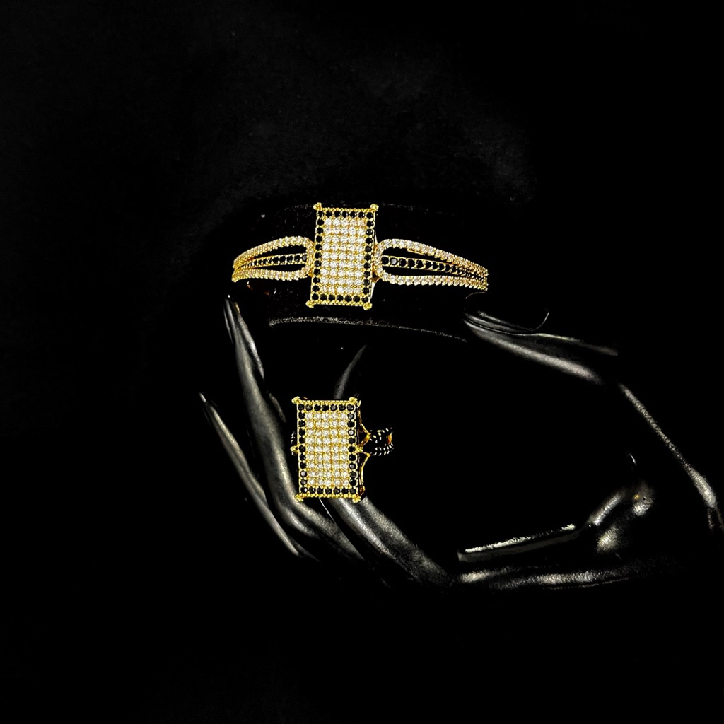 Paseris - Set Gelang Cincin Replika Berlian Wanita Permita