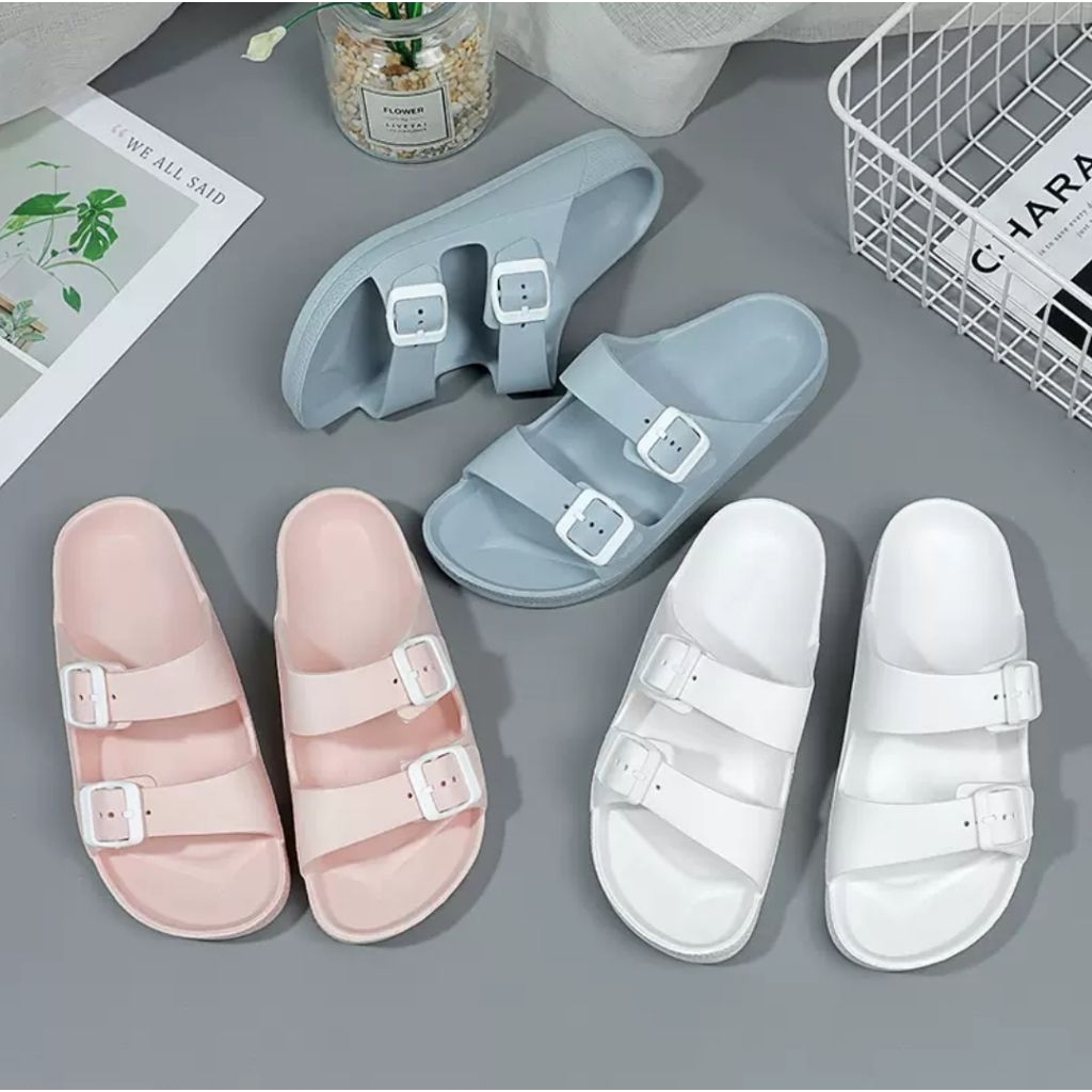 MINISO BALI | Sandal Wanita Selop Casual Sendal Slop Wanita Santai Empuk Kekinian