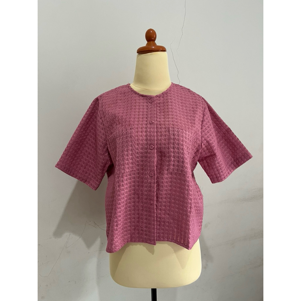 blouse pink & pafon preloved