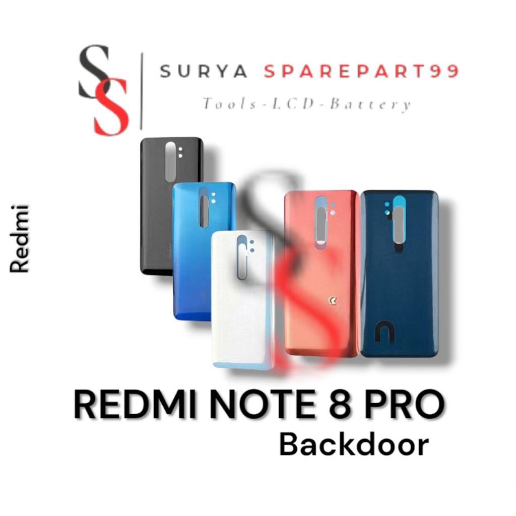 BACKDOOR BACKOVER REDMI NOTE 8 PRO ORIGINAL