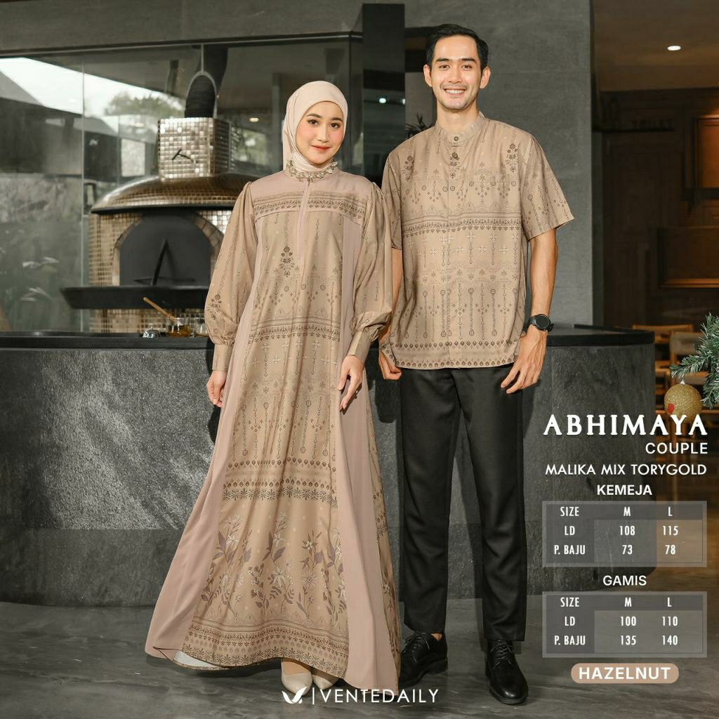 Abhimaya Nazeera Rumi Niara Bianca Nadzifa Dania Viora Haisha Fauza Zayn Couple Dress Kemeja Couple 