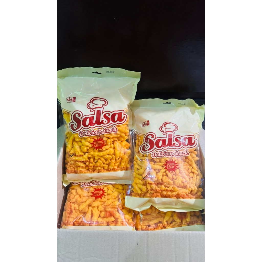 Salsa twist corn snack milenial 250gr 1dus isi 6pack