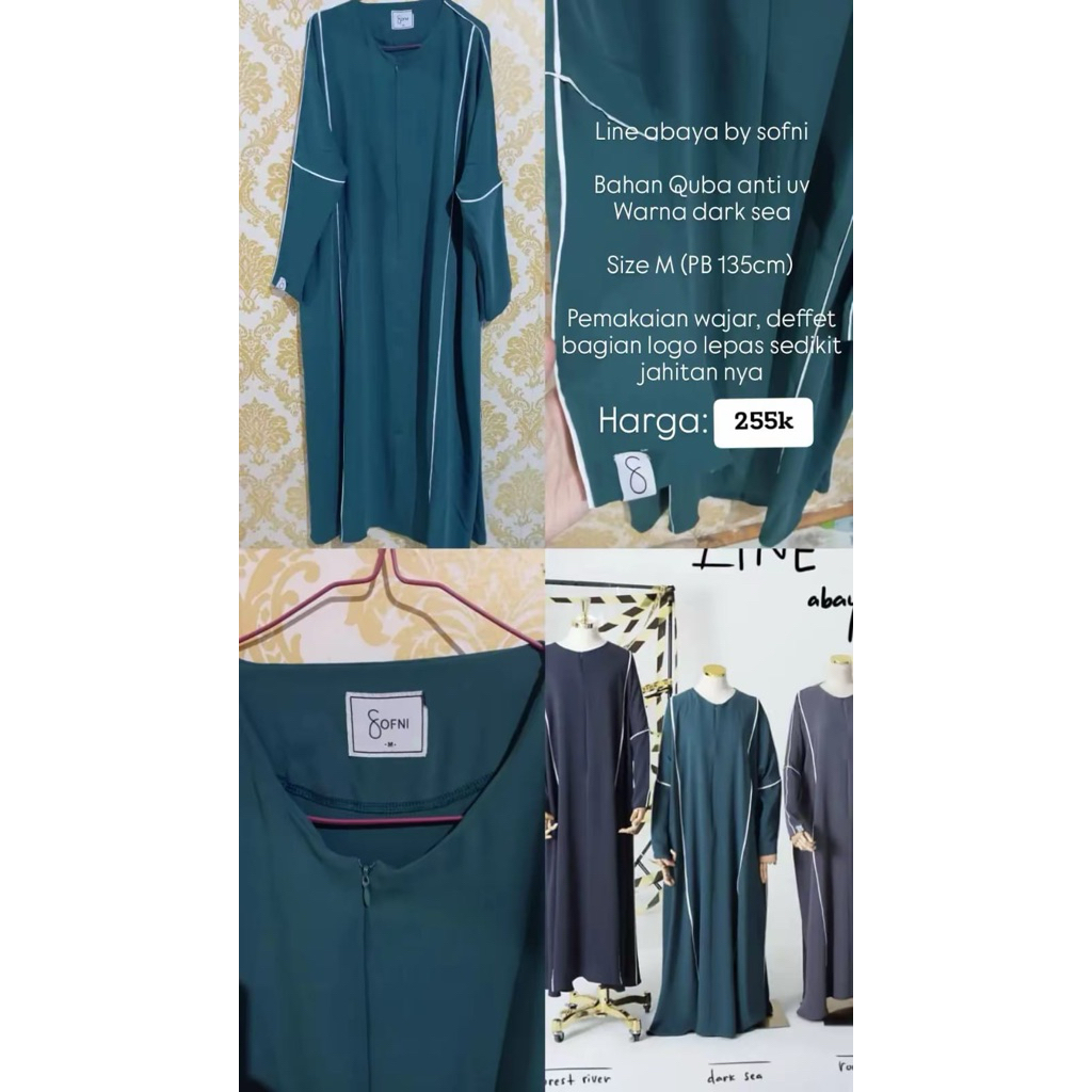Line abaya sofni