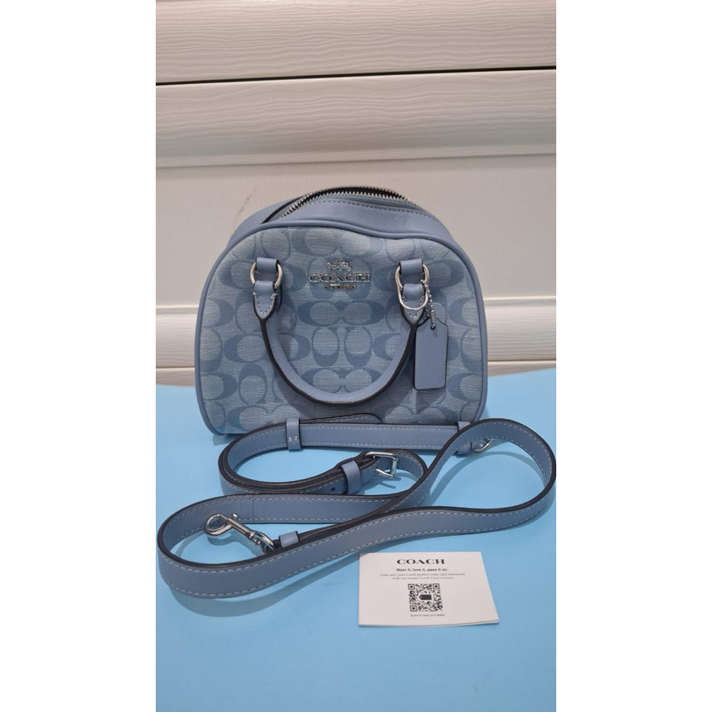 Coach Bag Sydney Satchel Signature Chambray (preloved)