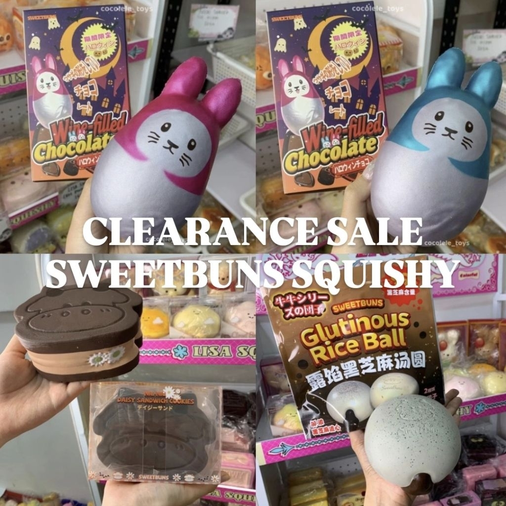 CLEARANCE SALE SWEETBUNS SQUISHY  | squishy, mainan anak, sweetbuns squishy, squishy murah, kado ana