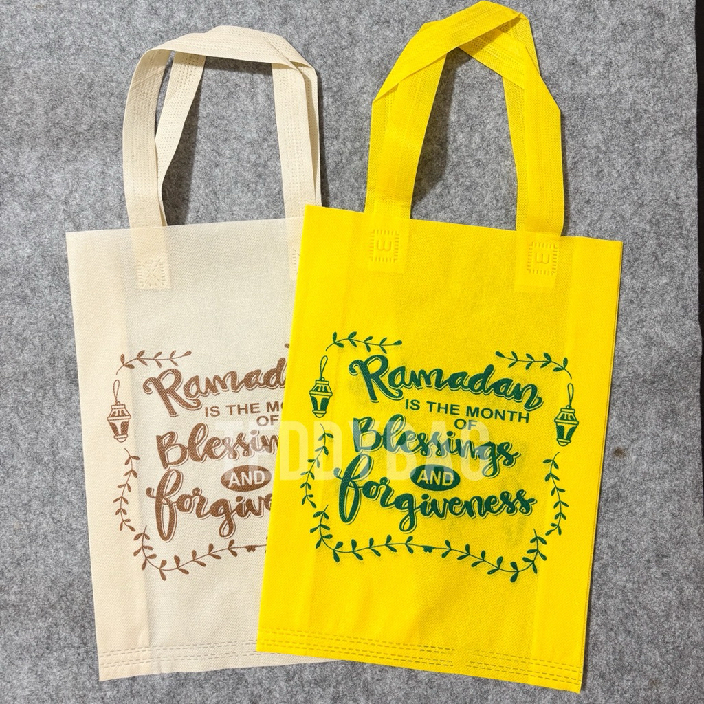 GOODIE BAG IDUL FITRI 25x35x8cm | TAS HAMPERS HARI RAYA IDUL FITRI | TAS KUE LEBARAN 2026 | TAS SPUN