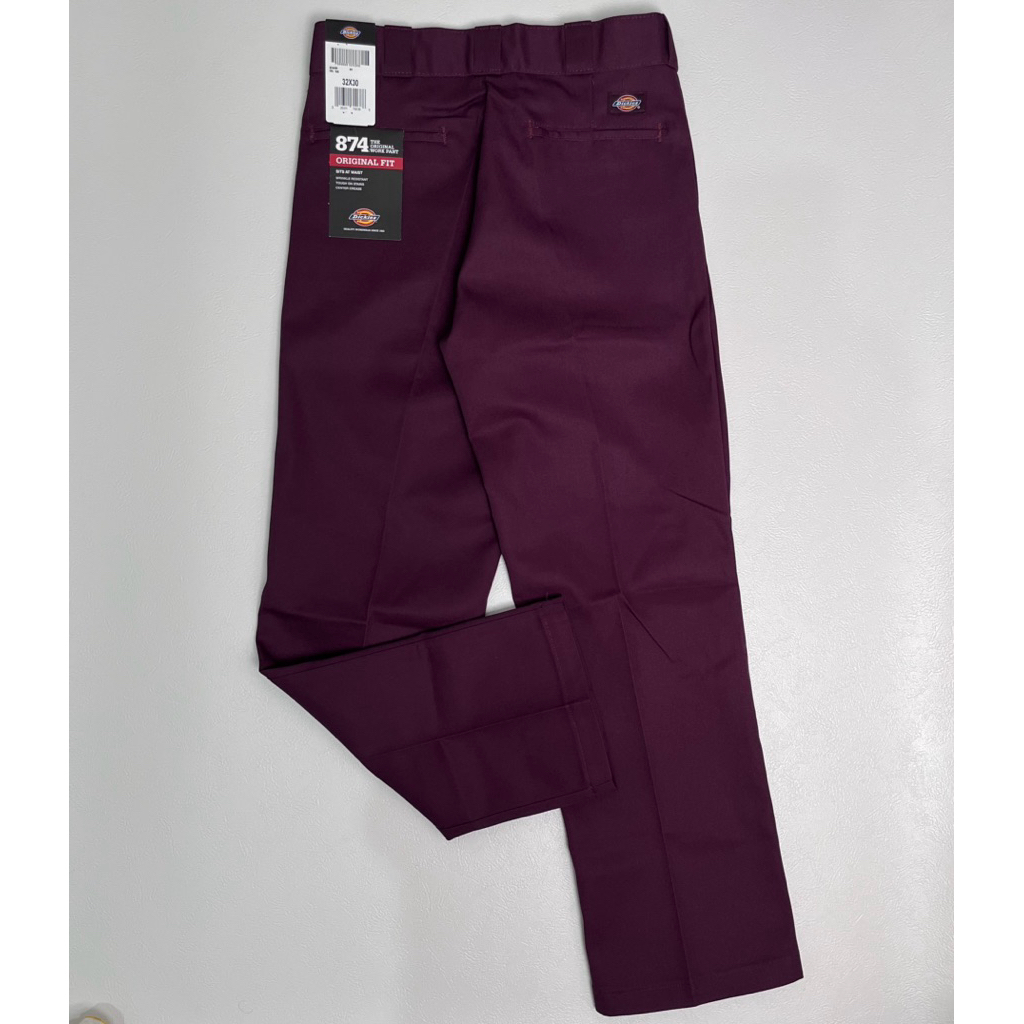 Dickies original fit 874 MAROON Workpant
