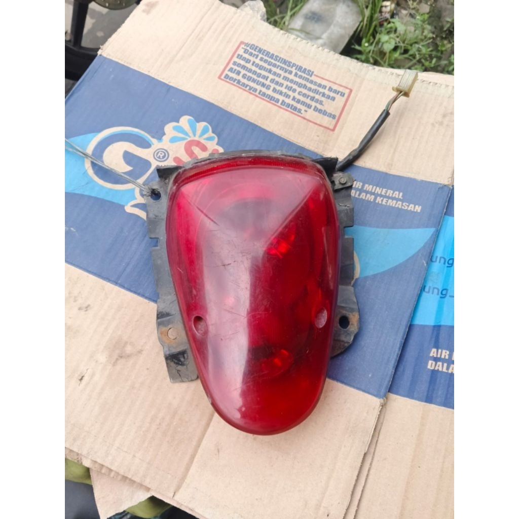Lampu Stop Scoopy Karbu Original Copotan