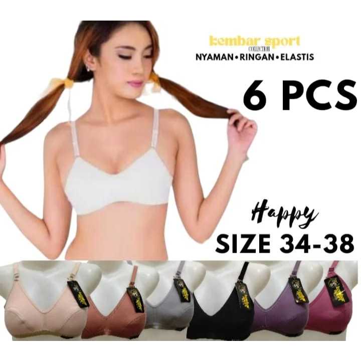 BH WANITA BRA HARIAN NYAMAN BH/BRA REMAJA SPORT BRA TANPA KAWAT
