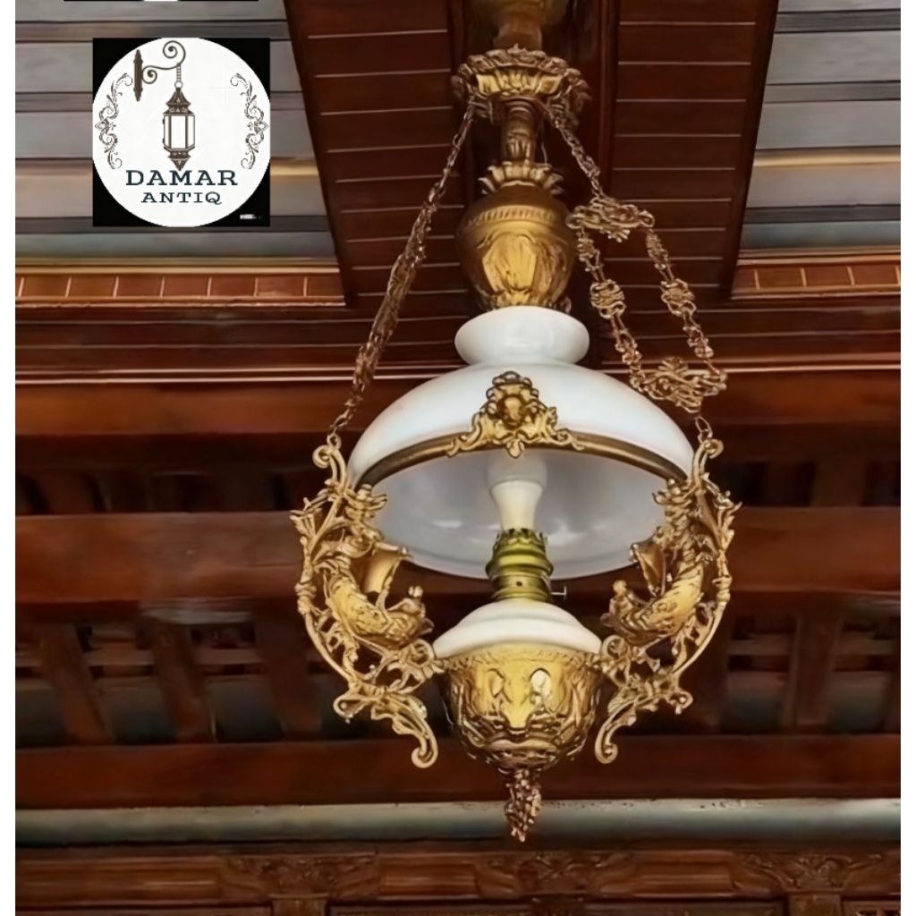 lampu gantung HIAS ANTIK JAWA BETAWI BALI,lampu joglo diameter 35cm