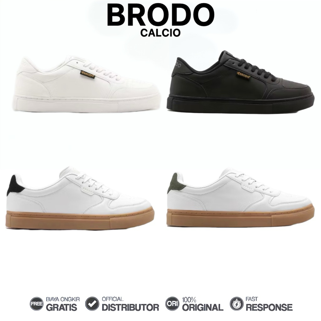 Brodo Calcio Sepatu Sneakers Casual Pria Wanita Unisex Harian Fashion Original 100%