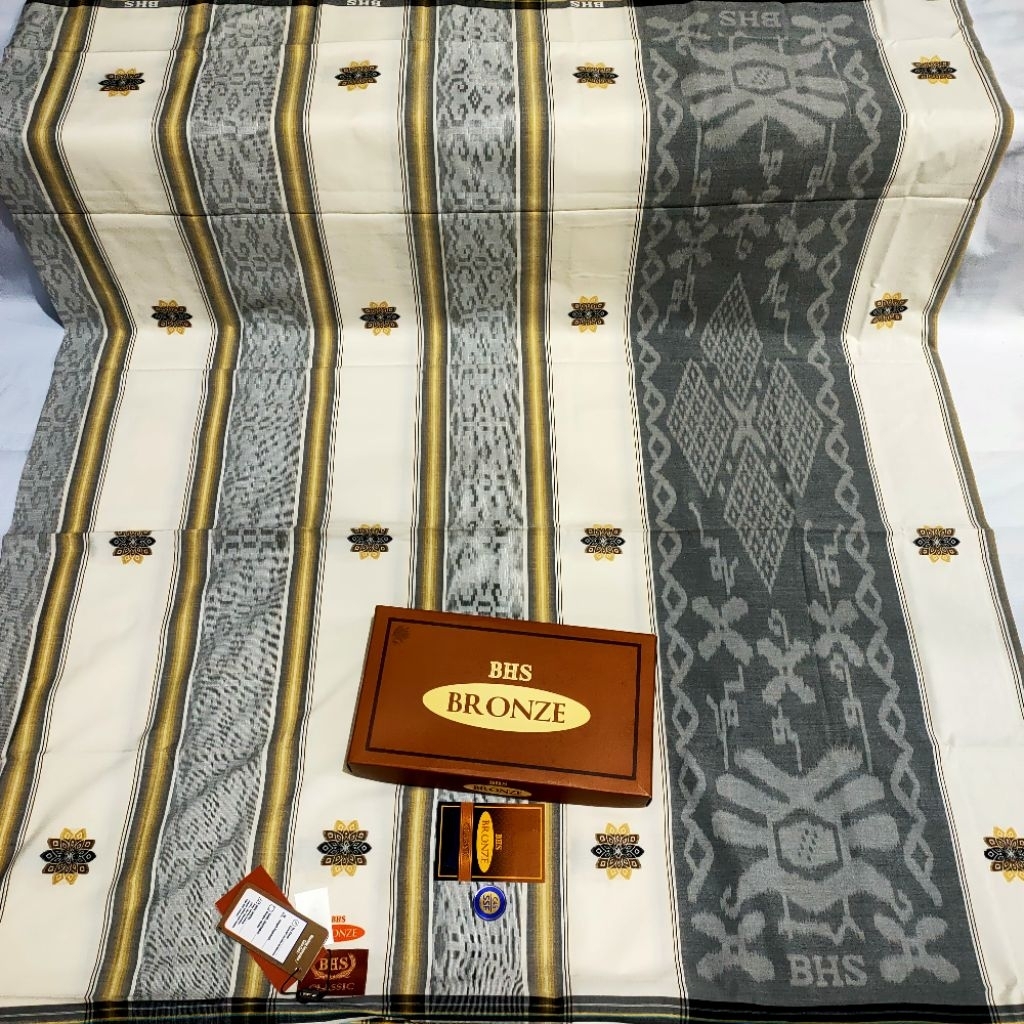 SARUNG BHS CLASIK BRONZE SONGKET TIMBUL