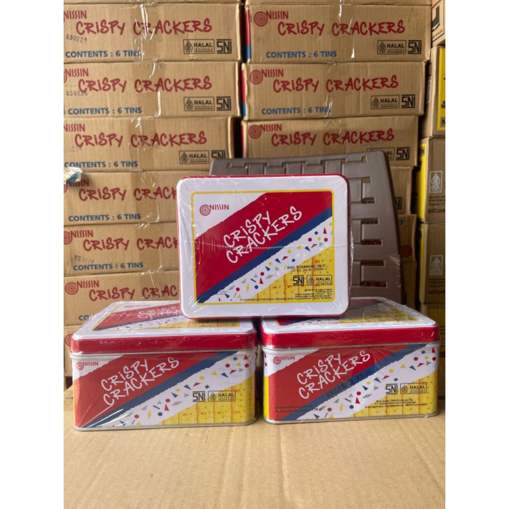 Nissin Crispy Crackers Kaleng